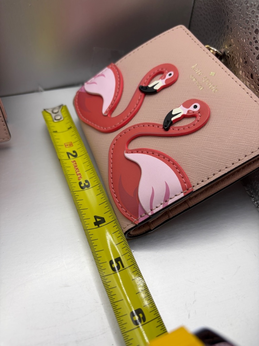 Kate Spade lot of two. Passport holder (new) and bifold wallet (like new) - Picture 10 of 11